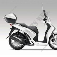 Top box 35 liters Honda SH125i 2015-2016 (white)-Honda